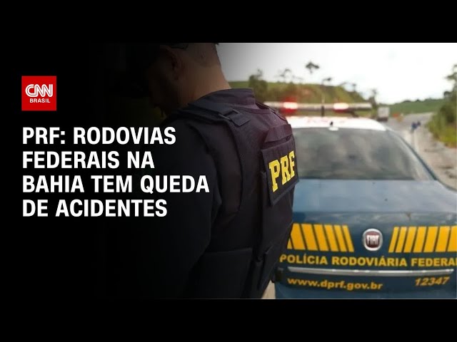 ⁣PRF: Rodovias federais na Bahia tem queda de acidentes | CNN 360°