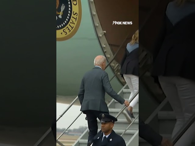 ⁣CHECKED OUT: President Biden jets off to St. Croix during his final days in office