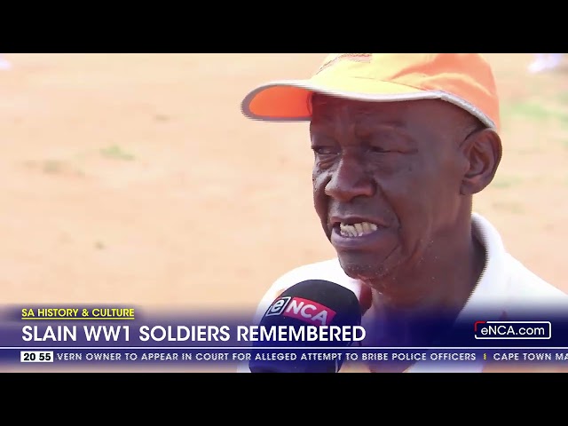 ⁣Slain WWI soldiers remembered