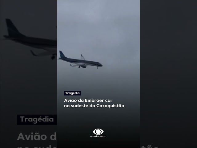 ⁣Avião da Embraer cai no sudeste do Cazaquistão #shorts