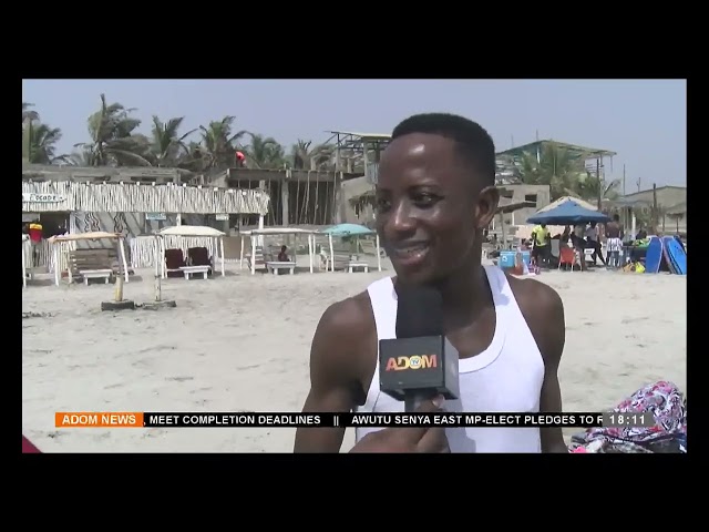 ⁣Celembrating Boxing Day: Labadi Beach draws crowd as holidaymakers celebrate December 26