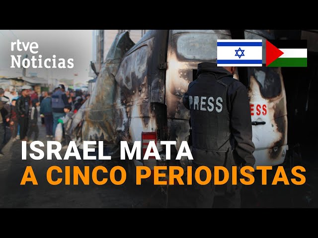 ⁣ISRAEL - GAZA: Un ATAQUE ISRAELÍ mata a 20 PERSONAS, CINCO eran PERIODISTAS de Al Quds | RTVE