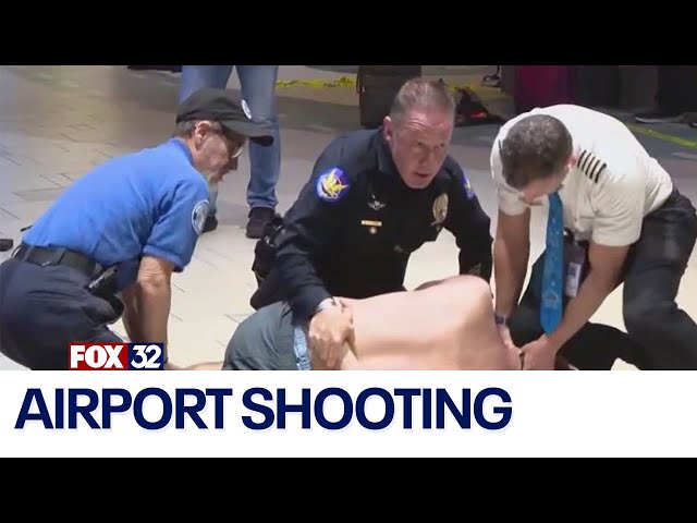 ⁣Sky Harbor Airport shooting: Police investigate after 3 shot, 1stabbed