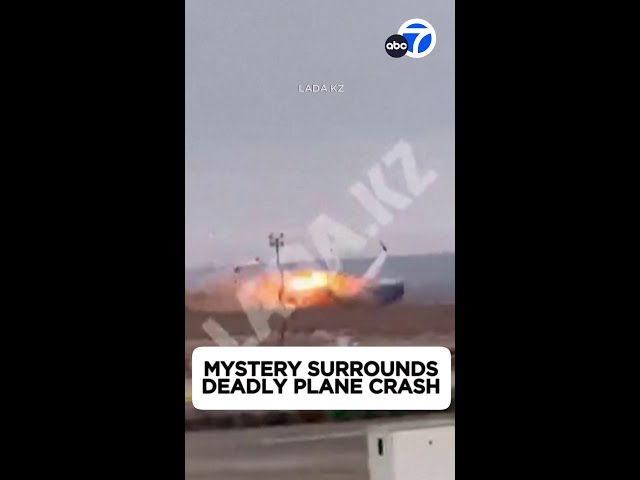 ⁣Video captures moment of deadly Azerbaijan Airlines crash