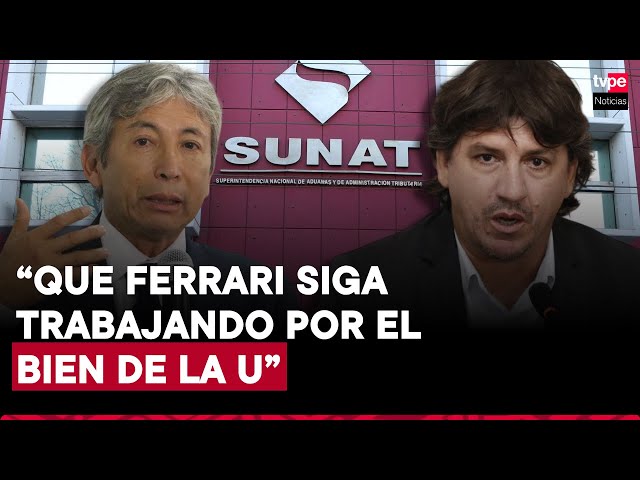 ⁣Ministro de Economía descarta que Sunat haya destituido a Jean Ferrari de Universitario