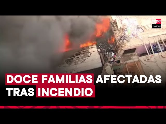 ⁣Breña: bomberos logran controlar incendio en inmueble de jr. Chamaya