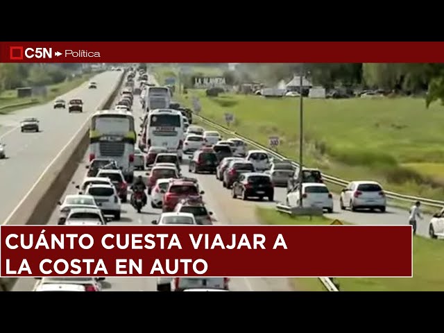 ⁣CUÁNTO CUESTA VIAJAR a la COSTA en AUTO