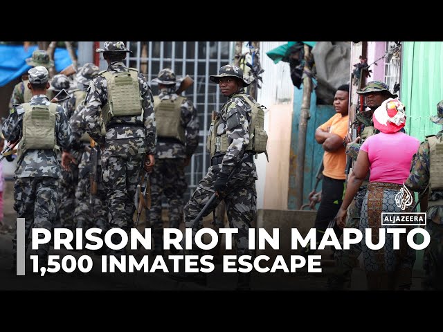 ⁣Mozambique jailbreak: 1,500 inmates escape during prison riot in Maputo