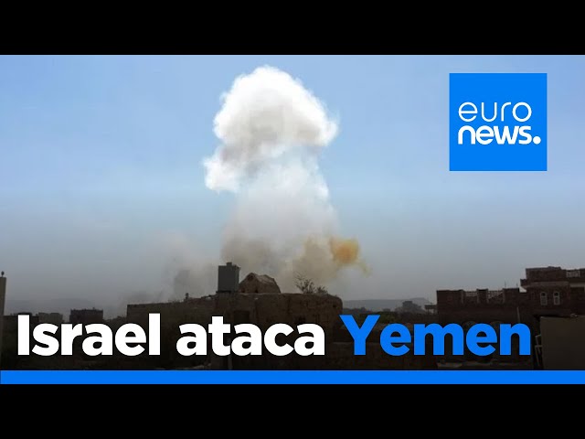 ⁣Israel ataca el aeropuerto de Saná y otros objetivos hutíes en Yemen