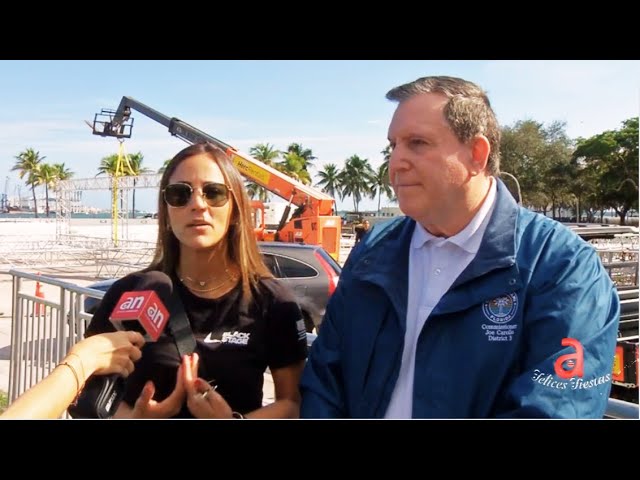 ⁣Comienzan los preparativos para la Gran Fiesta de Fin de Año en el Bayfront Park