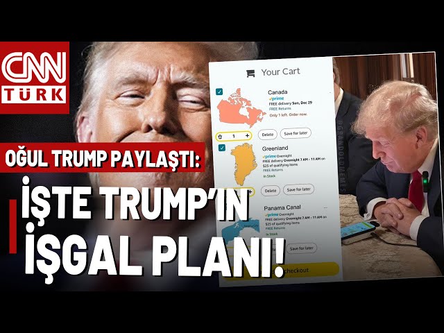 ⁣Trump'ın Oğlu Paylaştı, ORTALIK KARIŞTI! Trump Sepetine Panama Kanalı ve Grönland'i Mi Ekl