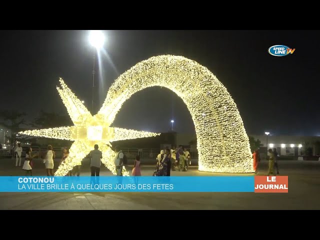 ⁣COTONOU: La ville brille à quelques jours des fêtes