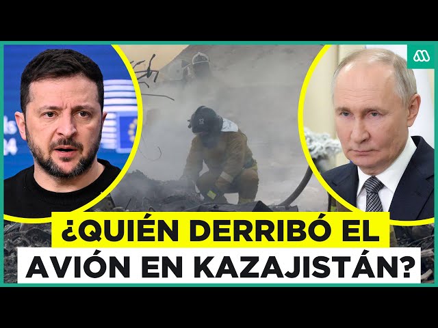 ⁣Guerra Rusia y Ucrania: ¿Quién derribó el avión en Kazajistán?