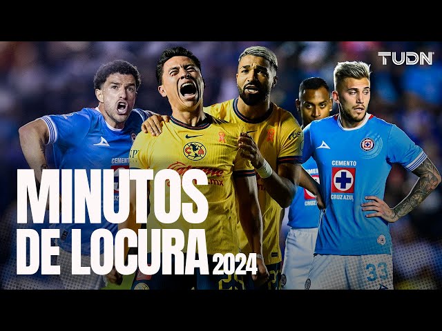 ⁣¡5 GOLAZOS en 20 MINUTOS!  Así fueron los MINUTOS DE LOCURA del Cruz Azul vs América  | TUDN