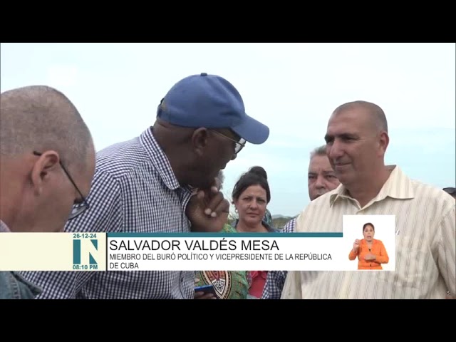 ⁣Vicepresidente de Cuba intercambió en la Isla de la Juventud con productores agrícolas