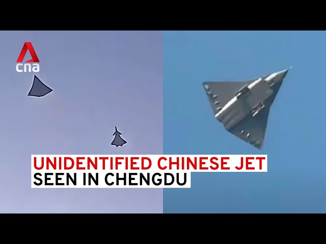 ⁣New Chinese fighter jet seen over Chengdu