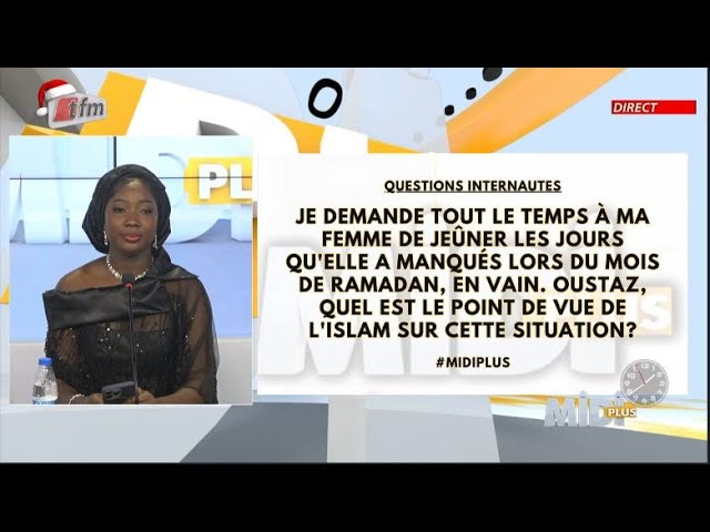 ⁣Questions 3:  Je demande tout le temps à ma femme de jeuner les jours qu'elle a manqués lors...