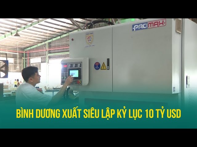 ⁣Bình Dương xuất siêu lập kỷ lục 10 tỷ USD