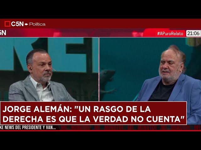 ⁣Jorge Alemán: "Un rasgo de la derecha es que la verdad no cuenta"