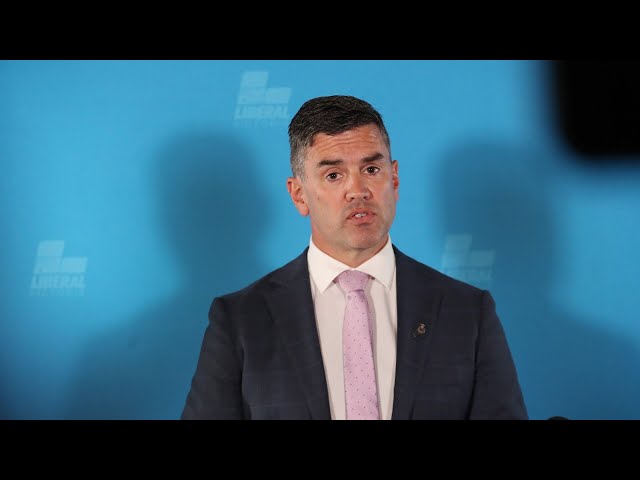 ⁣‘An honour’: Brad Battin addresses Victoria after becoming new Liberal Party leader