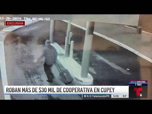 ⁣Escalamiento de película: pillos se llevan $30 mil de cooperativa en Cupey