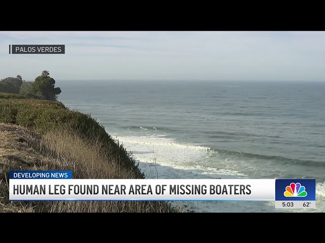 ⁣Human leg found in shore of Palos Verdes coast