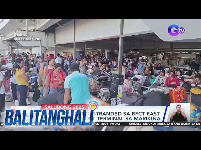 ⁣Ilang biyahe sa PITX, fully-booked na; ilang pasahero, umaasang makakuha ng ticket | Balitanghali