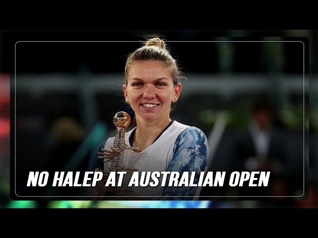 ⁣Halep to skip Australian Open and delay start of season due to injury