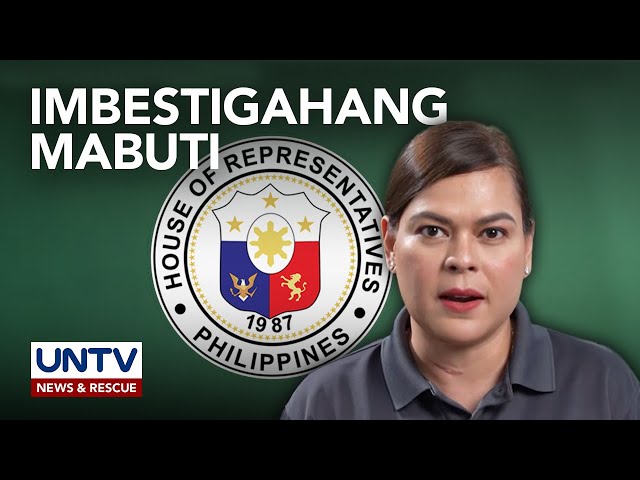 ⁣VP Duterte, kasama sa rekomendasyon ng Quad Comm na imbestigahang mabuti