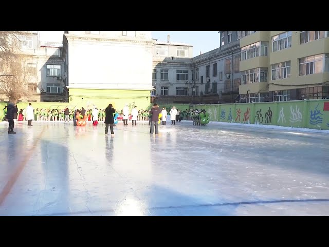 ⁣GLOBALink | Students in NE China embrace joy of winter sports in schools