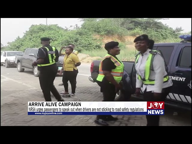 ⁣NRSA urges passengers to speak out when drivers are not sticking to road safety regulations.