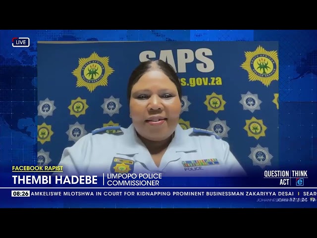 ⁣Facebook Rapist | Limpopo police pounce on alleged serial rapist