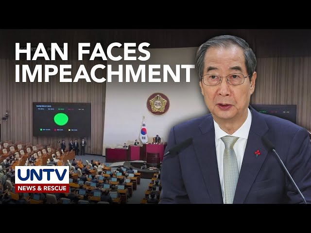 ⁣Acting president ng So. Korea, nahaharap sa impeachment sa gitna ng impending trial kay Pres. Yoon