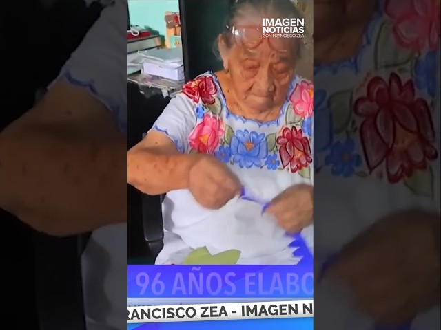 ⁣Abuelita de 96 años elabora piñatas en forma de pavo en Mérida, Yucatán | Shorts | Zea