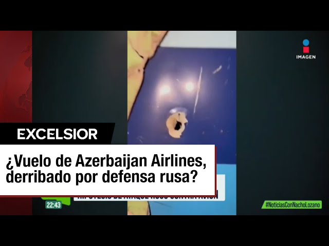 ⁣Accidente aéreo en Kazajistán: sospechas tras presuntos agujeros de bala en el avión