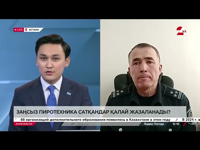 ⁣Заңсыз пиротехника сатқандар қалай жазаланады? Асылбек Ыдырысов