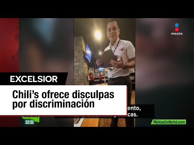 ⁣Corren del Chili´s a hombre con discapacidad visual y a su perro guía