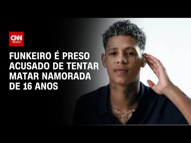 ⁣Funkeiro é preso acusado de tentar matar namorada de 16 anos | CNN NOVO DIA