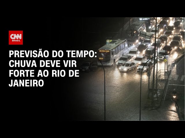 ⁣Previsão do tempo: chuva deve vir forte ao Rio de Janeiro | CNN NOVO DIA