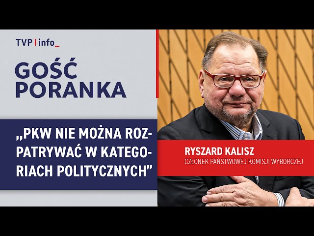 ⁣Ryszard Kalisz: PKW nie można rozpatrywać w kategoriach politycznych | GOŚĆ PORANKA