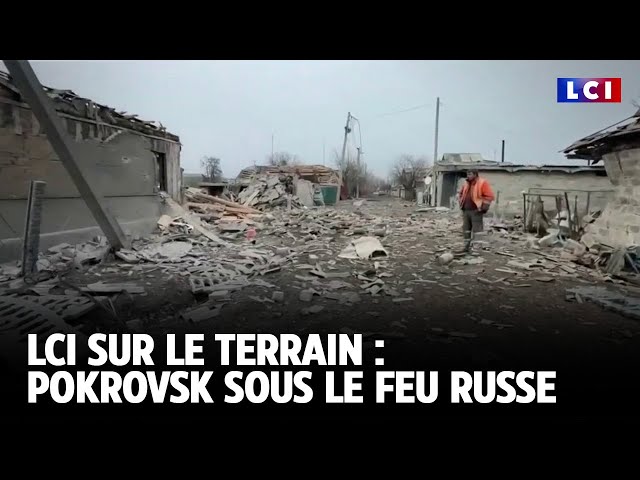 ⁣LCI sur le terrain : Pokrovsk sous le feu russe｜LCI