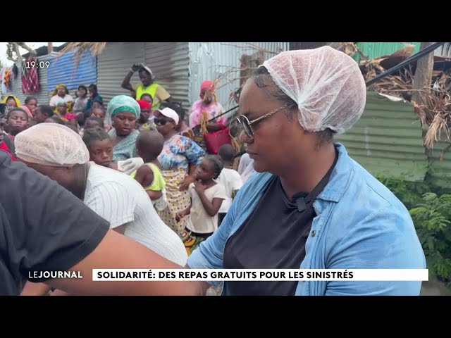 ⁣Solidarité : des repas gratuits pour les sinistrés