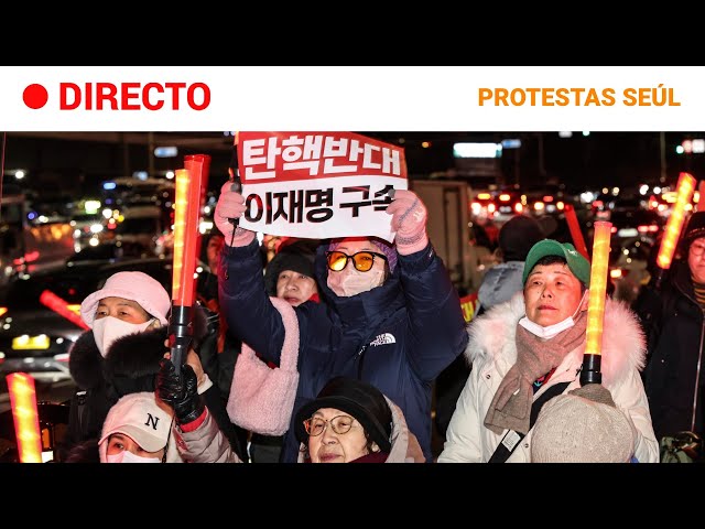 ⁣COREA DEL SUR: PROTESTAS en SEÚL en el marco de la 1ª AUDIENCIA en el CONSTITUCIONAL contra YOON