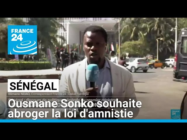 ⁣Sénégal : Ousmane Sonko annonce un projet pour abroger la loi d'amnistie • FRANCE 24