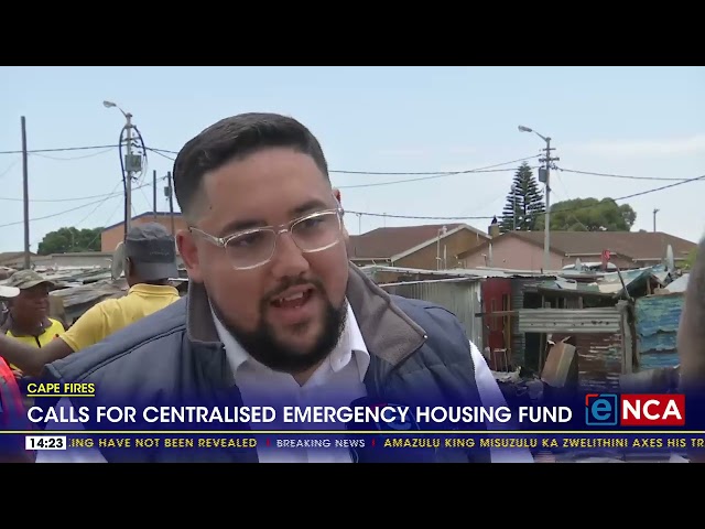 ⁣Cape Fires | Calls for centralised emergency housing fund