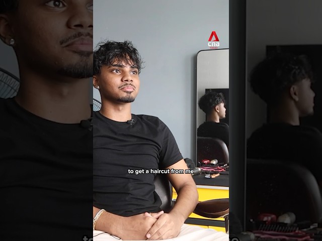 ⁣Self-taught teen barber becomes viral sensation on TikTok