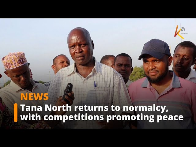 ⁣Tana North returns to normalcy after social unrest, with football competitions promoting peace