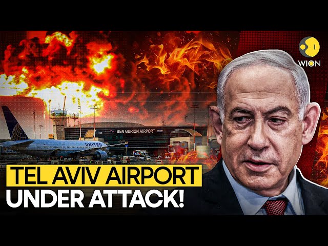 ⁣Israel Houthi War: Houthis Deadly Attack On Israel's Capital, Tel Aviv Airport Under Attack | L