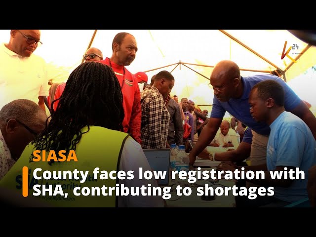 ⁣Kakamega County faces low registration numbers with SHA Health Authority, contributing to shortages