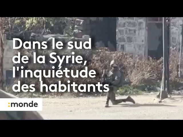 ⁣Dans le sud de la Syrie, l'inquiétude des habitants